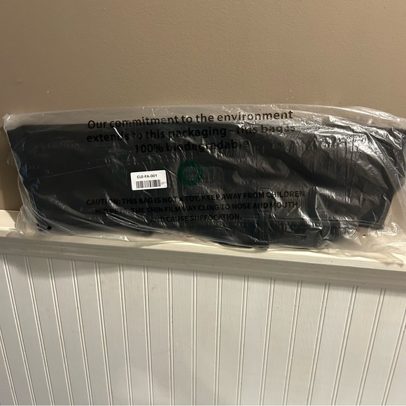 NWT Black CLEOBELLA Natural Canvas Tote Bag - Picture 3 of 6